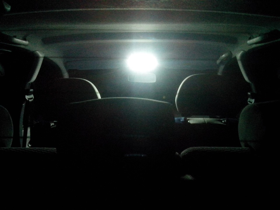 Замена ламп накаливания на светодиодные — Lada Калина Хэтчбек (1G), 1,6 ...