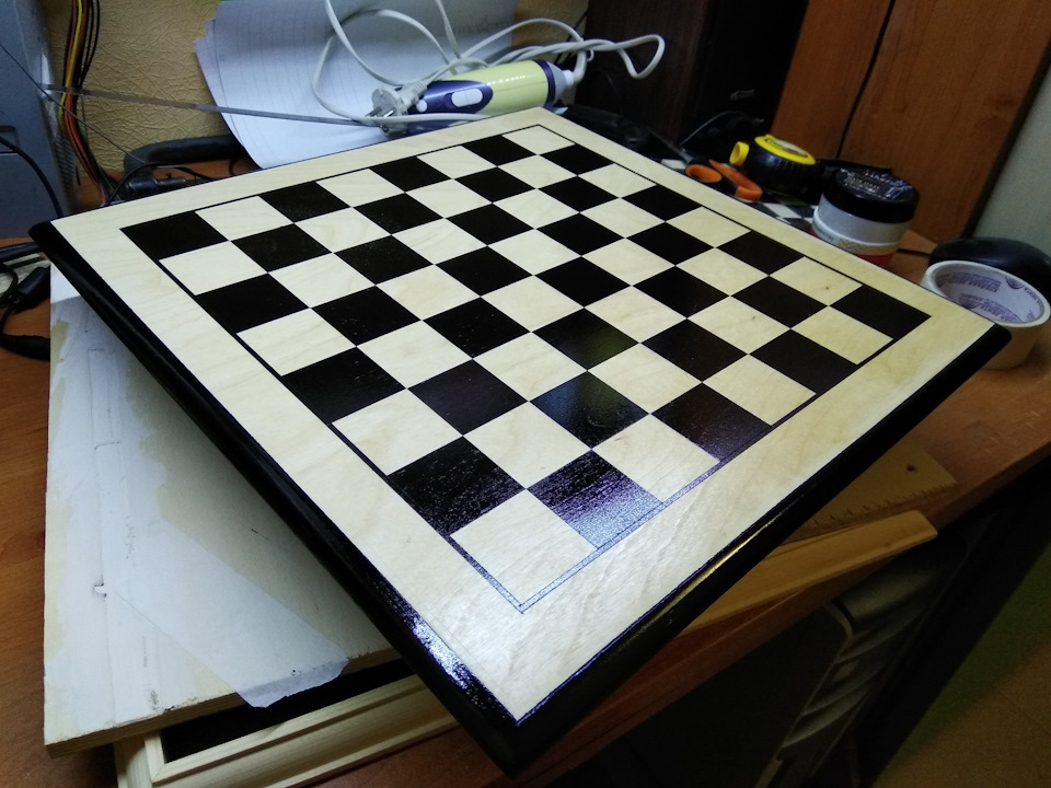 Как сделать шахматную доску в кумире