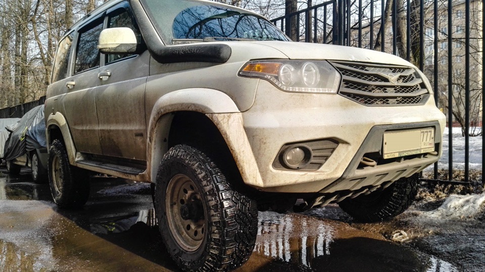 Тюнинг Лифт 50мм, замена Главных пар на 4.6, шкворня +кастор 8% — УАЗ ...