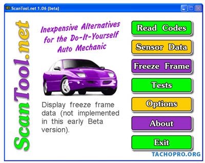 Интерфейс программы Scan Tool довольно прост. — Subaru Legacy Outback (BD/BG)