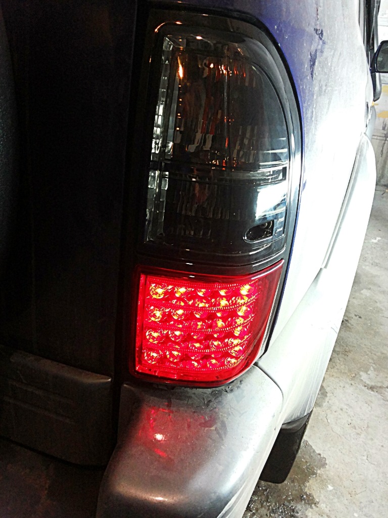 Диодные фонари — Toyota Land Cruiser Prado 90-series, 3 л, 1997 года ...