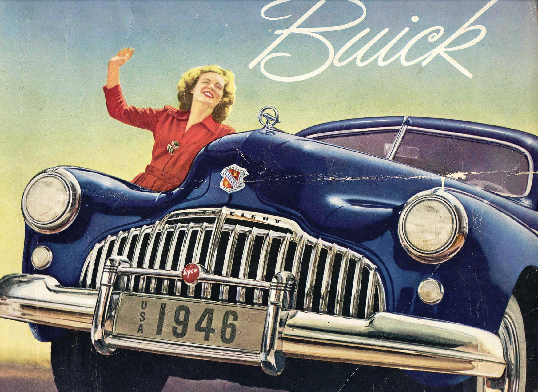 Плакат 50 60. Buick 1946. Рекламные плакаты США. Ретро плакаты автомобилей. Старые американские плакаты.