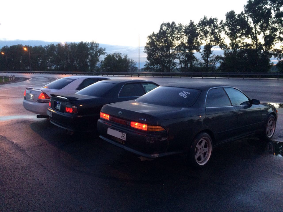 Mark 2 JZX90 vs Chaser JZX100 vs Mark 2 JZX110. - Toyota Mark II (90), 2,5 л, 19