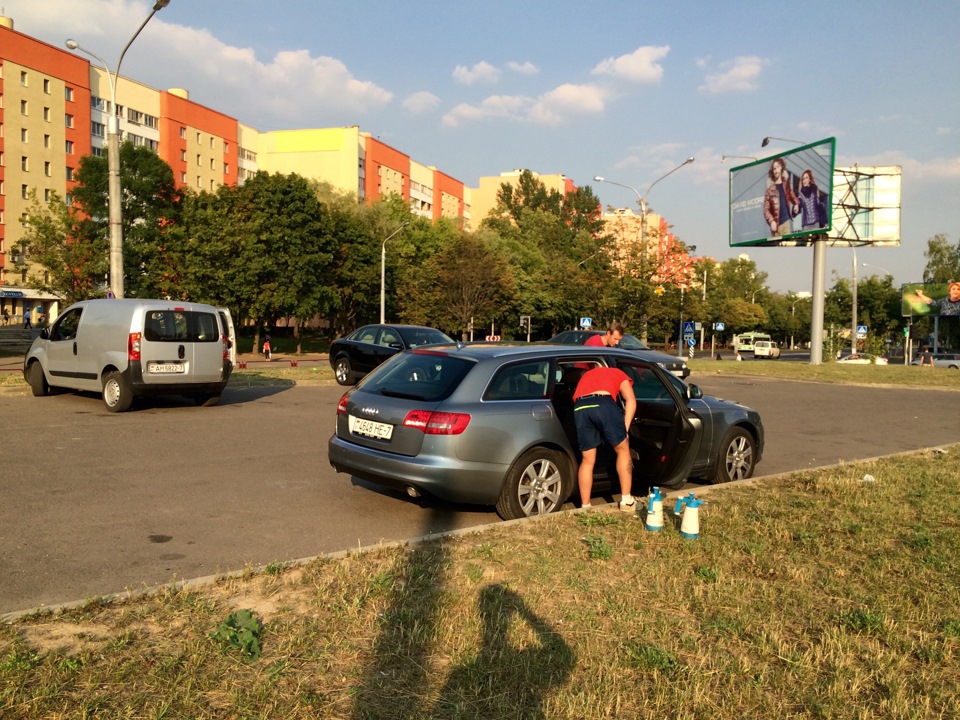 Выездная мойка — Audi A6 Avant (C6), 3 л, 2009 года | мойка | DRIVE2