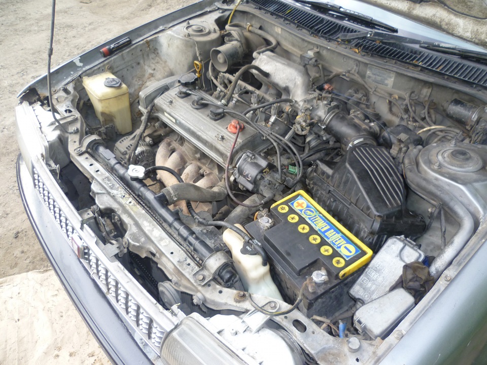 Замена О.Ж. меняем воду на тосол, ещё ставим расширительный бачок ...