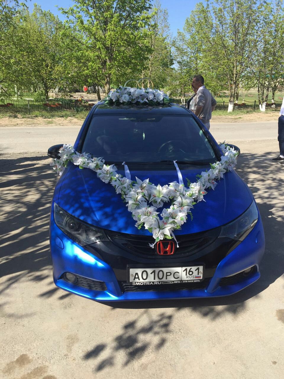 Чёткая машина жениха😎 зачем лимузин, если есть цивик 😎 — Honda Civic 5D  (9G), 1,8 л, 2012 года | покатушки | DRIVE2