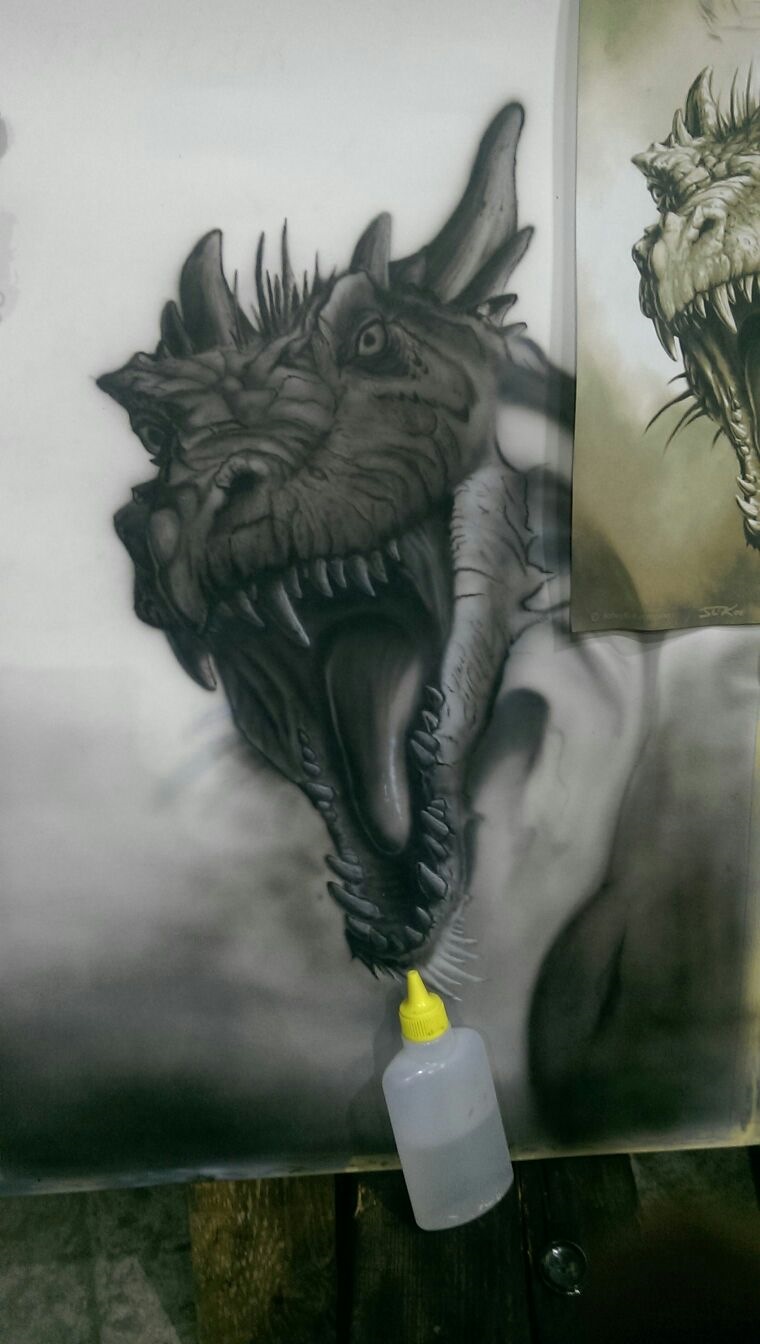 Аэрография Дракон — DRIVE2