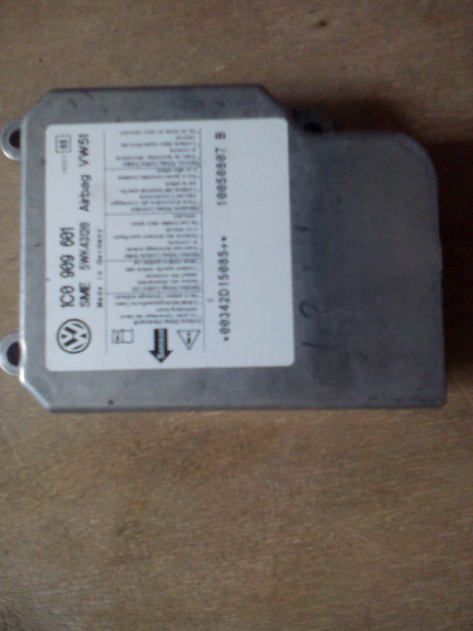 Фото в бортжурнале Skoda Octavia A4 Mk1. Запчасти на фото: 1C0909601