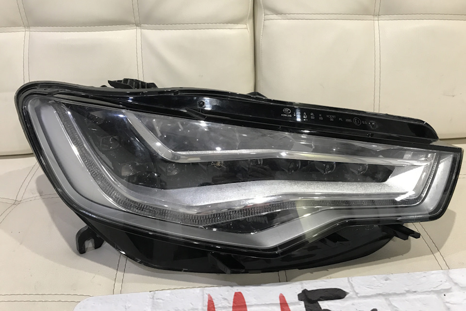 Audi A6 C7 Full-led — ремонт и покраска фар — HotFix на DRIVE2