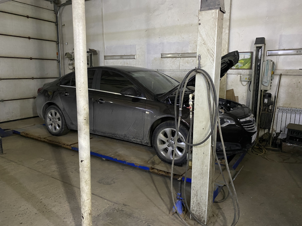 Ремонт и снова в стойло😁 — Opel Insignia (1G), 1,6 л, 2014 года | визит ...