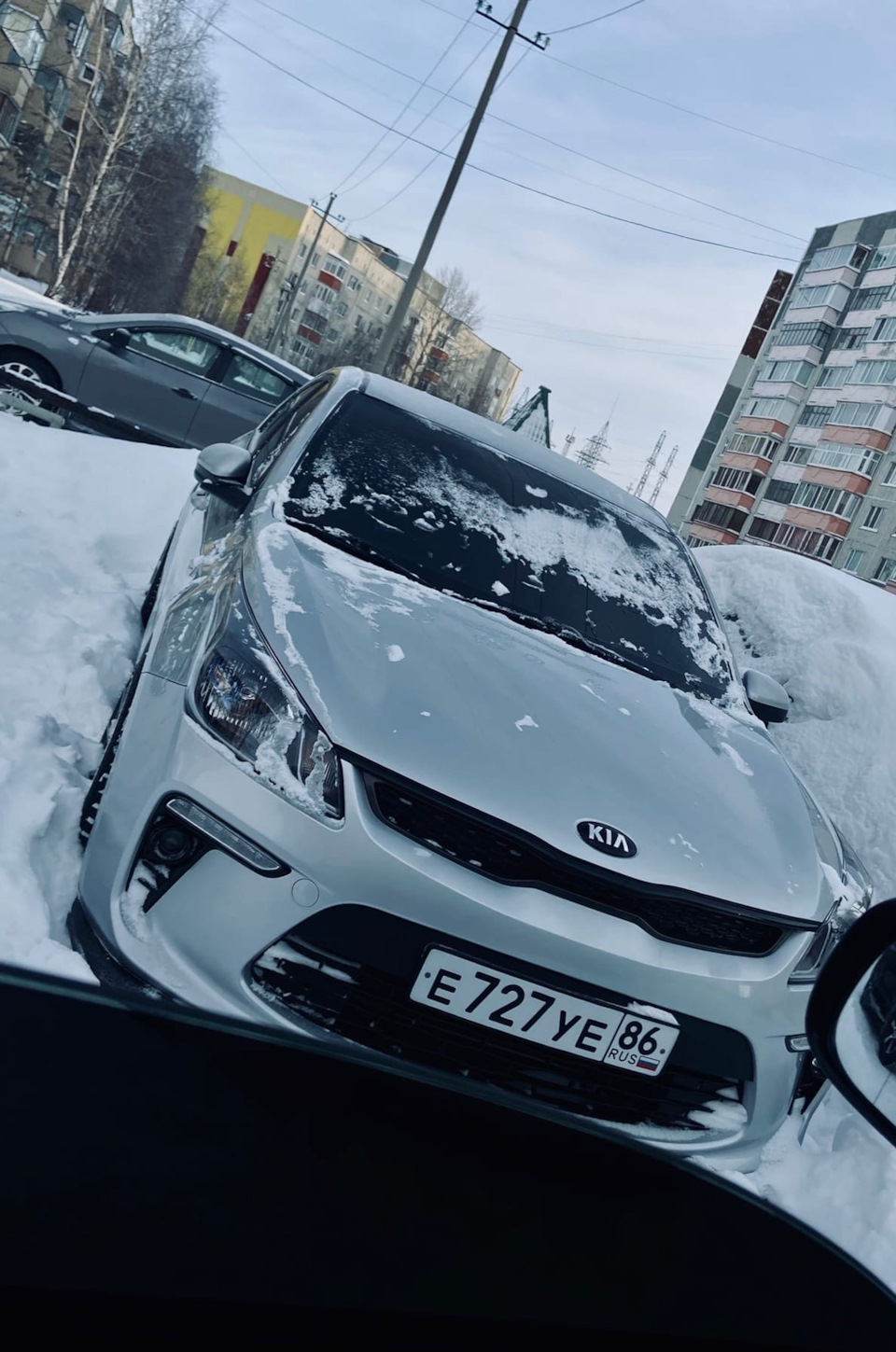 Чё там по зиме в Юганске? — KIA Rio (4G), 1,6 л, 2019 года | фотография |  DRIVE2