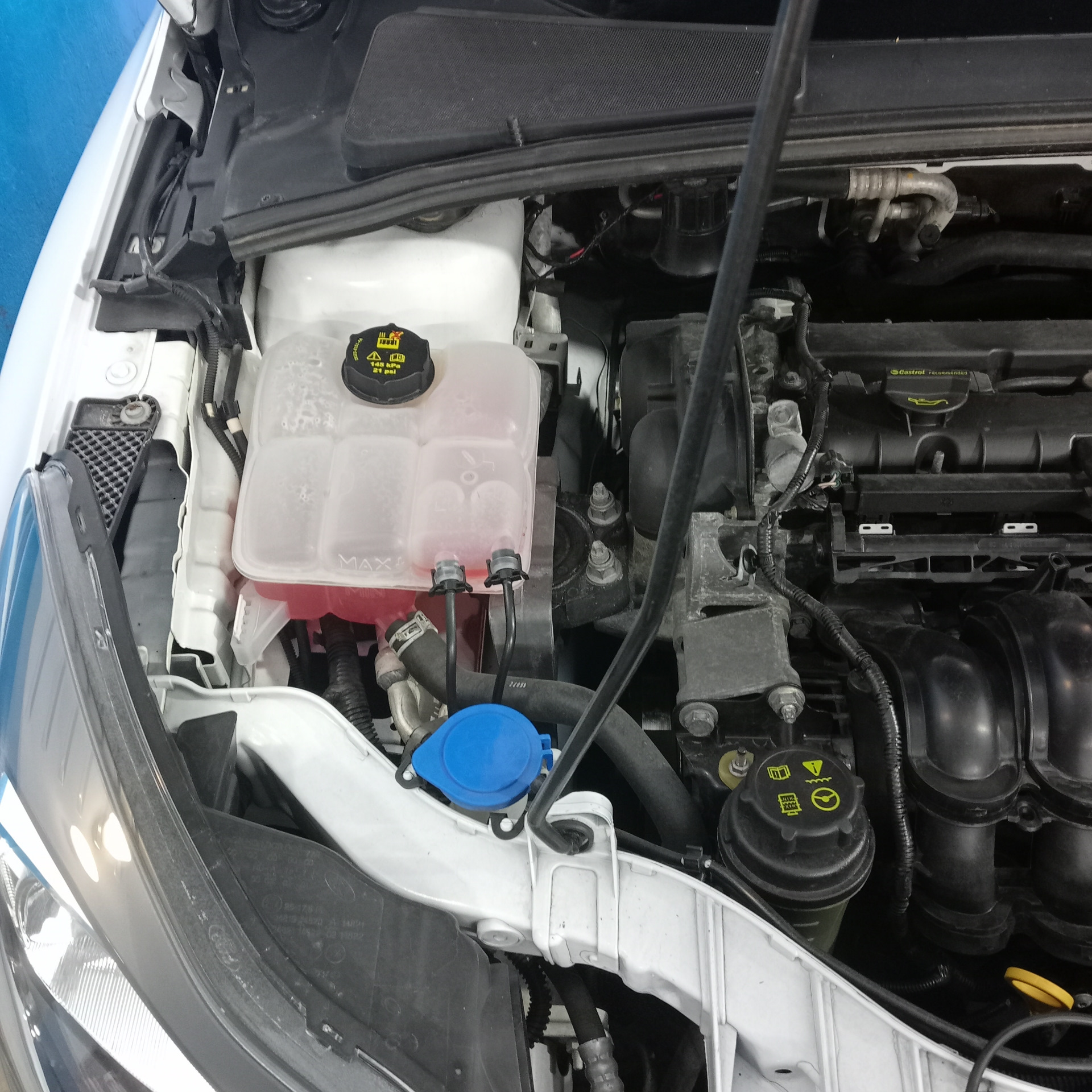 Замена термостата — Ford Focus Hatchback III, 1,6 л, 2014 года ...