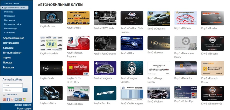 Российский автомобильный сайт
