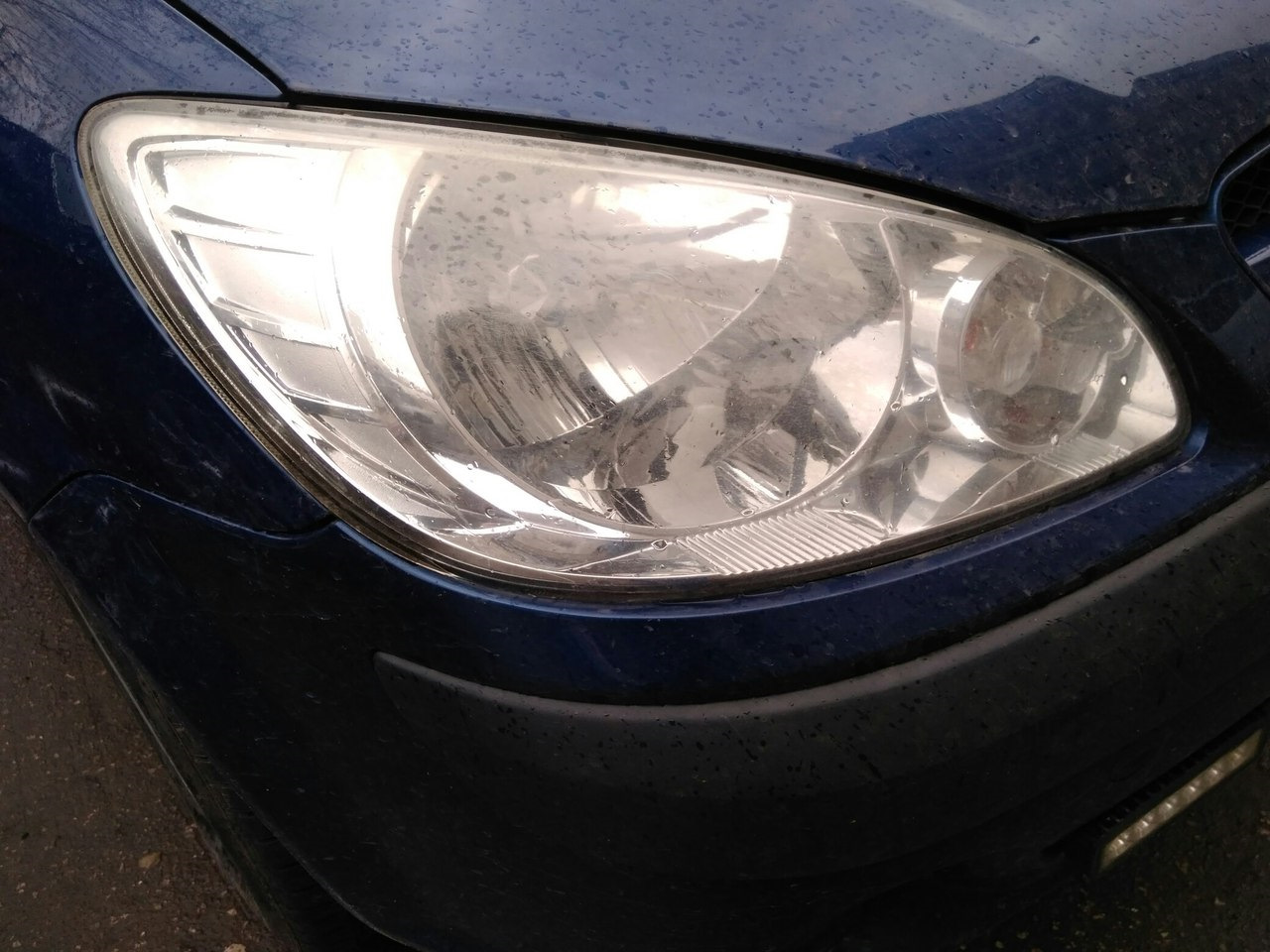 Установка ДХО, полировка фар, новый майфун — Hyundai Getz, 1,4 л, 2007 ...