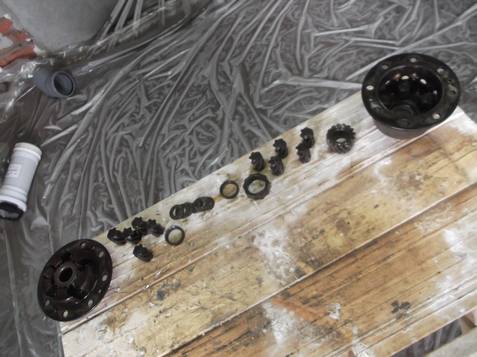 Сборка винтовой блокировки. — Lada 4x4 3D, 1,9 л, 1995 года | своими ...