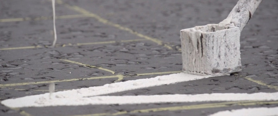 Как рисуют дорожную разметку: познавательное видео — Сообщество «Это ...