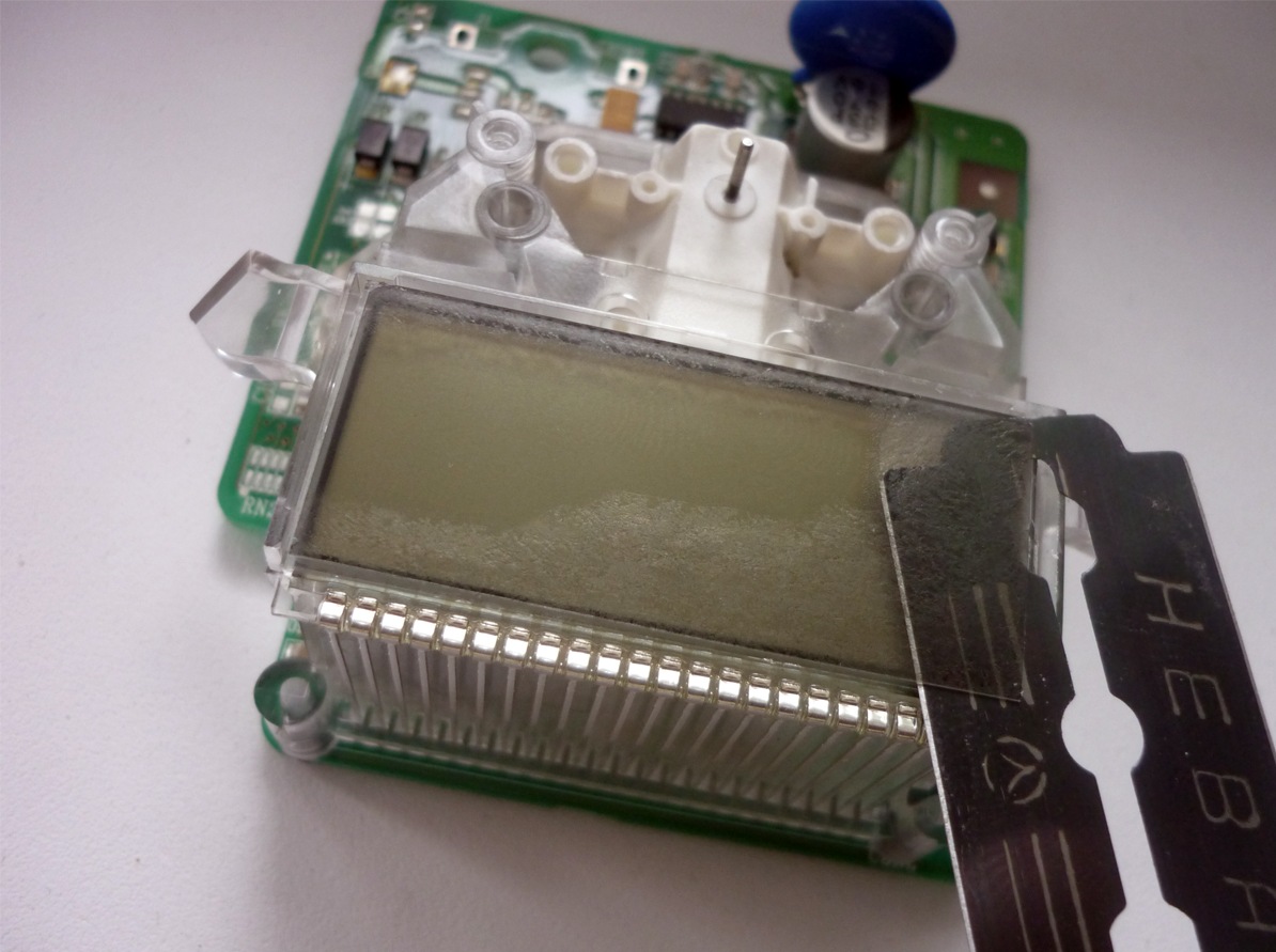 экран одометра