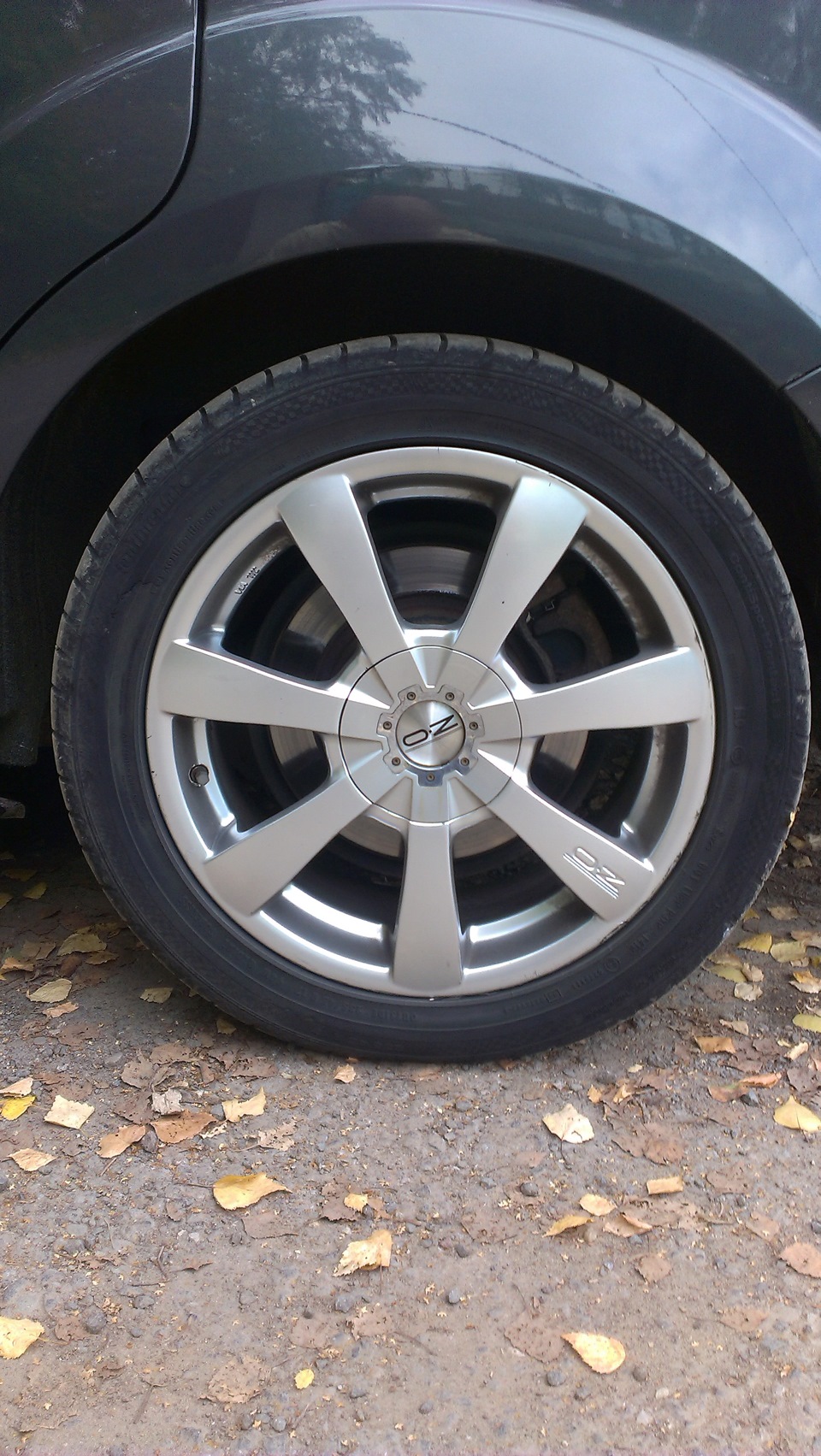 Sale! Диски OZ R17 J7 ET38 + резина 235/45 (перед Bridgestone Potenza  RE050A, зад ContiSportContact 2) — Ford S-Max (1G), 2,5 л, 2007 года |  колёсные диски | DRIVE2