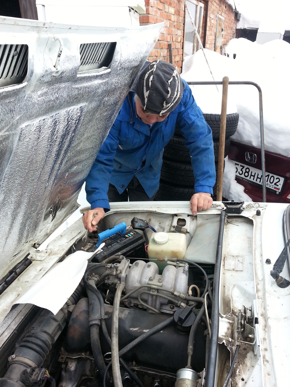 утепляем движок на зиму — Lada 2107, 1,5 л, 2004 года | своими руками ...