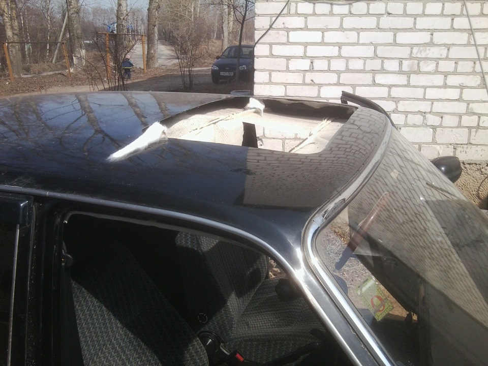 врезка люка — ГАЗ 3102, 2,4 л, 1996 года | своими руками | DRIVE2