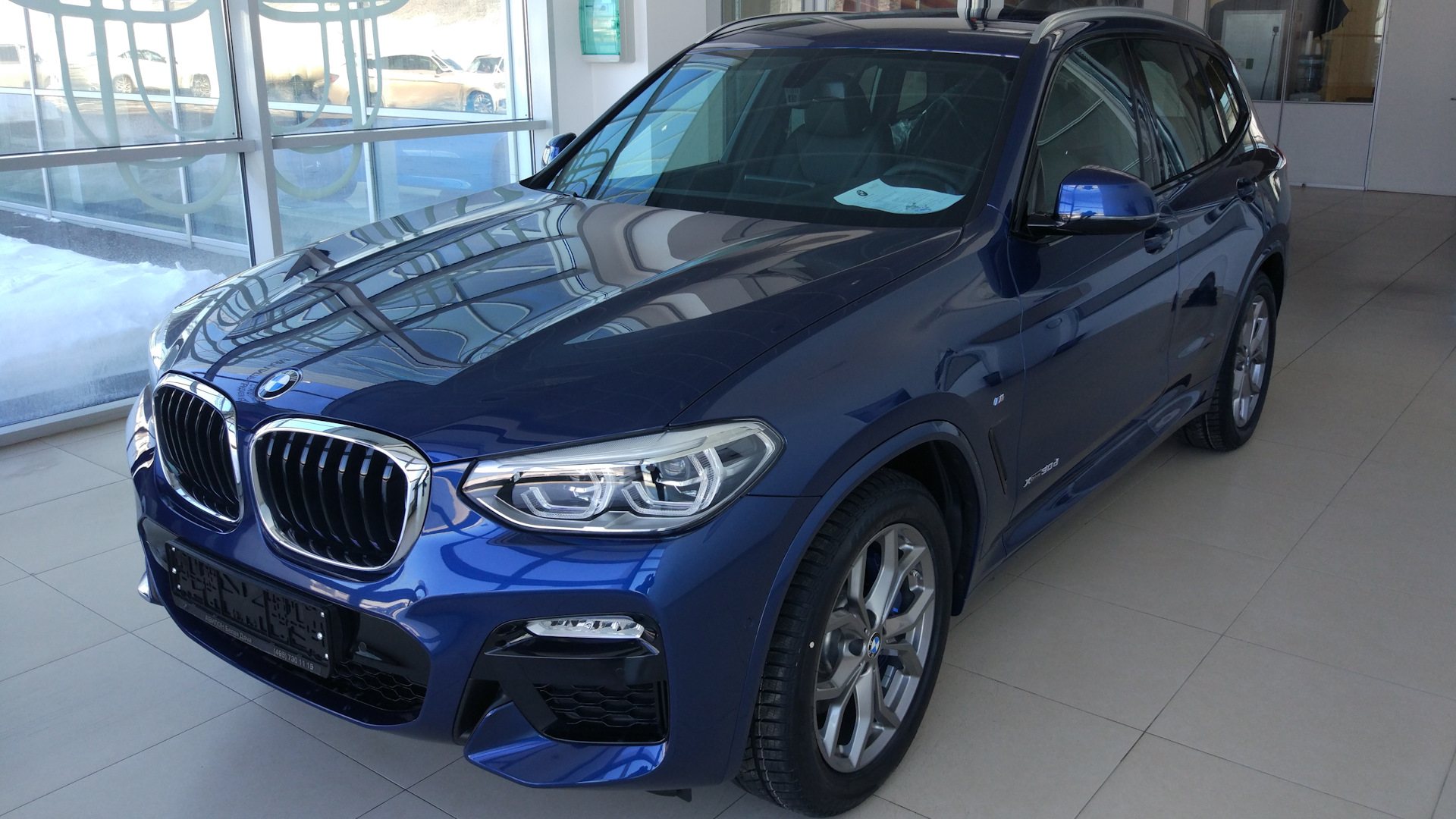 BMW x3 синий Фитоник
