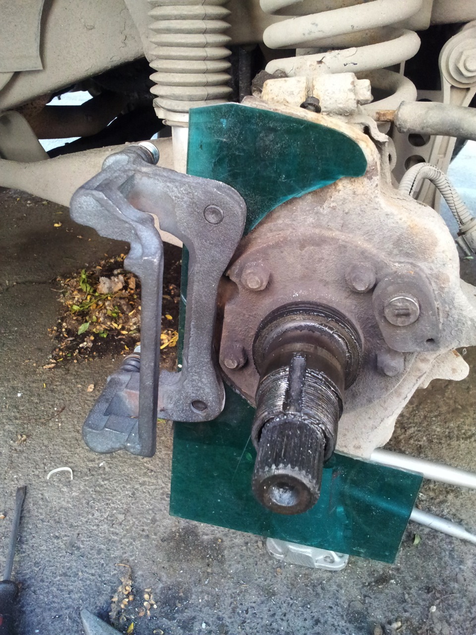 Переделка передних тормозов. — Ford Explorer (1G), 4 л, 1993 года ...