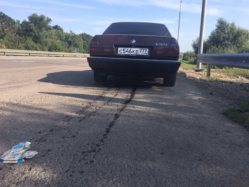 Поездка на море — BMW 7 series (E32), 3,5 л, 1987 года | покатушки | DRIVE2