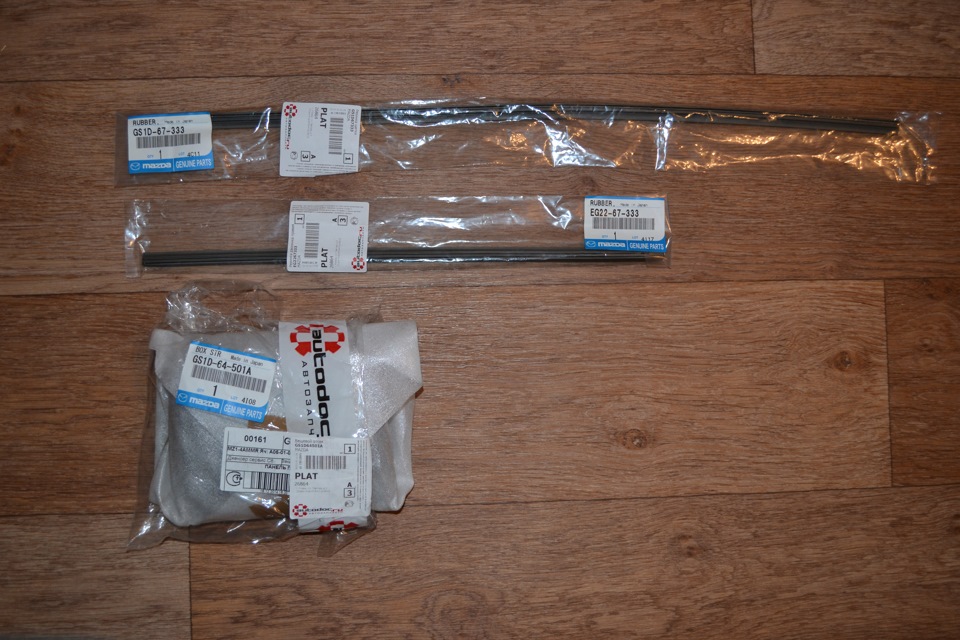 Родные дворники и вещевой отсек — Mazda 6 (2G) GH, 2 л, 2012 года ...