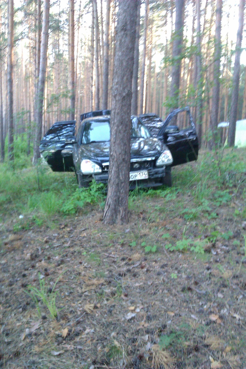 Снятие бампера на покраску, установка пневмо дудки и поездка на рыбалку ...