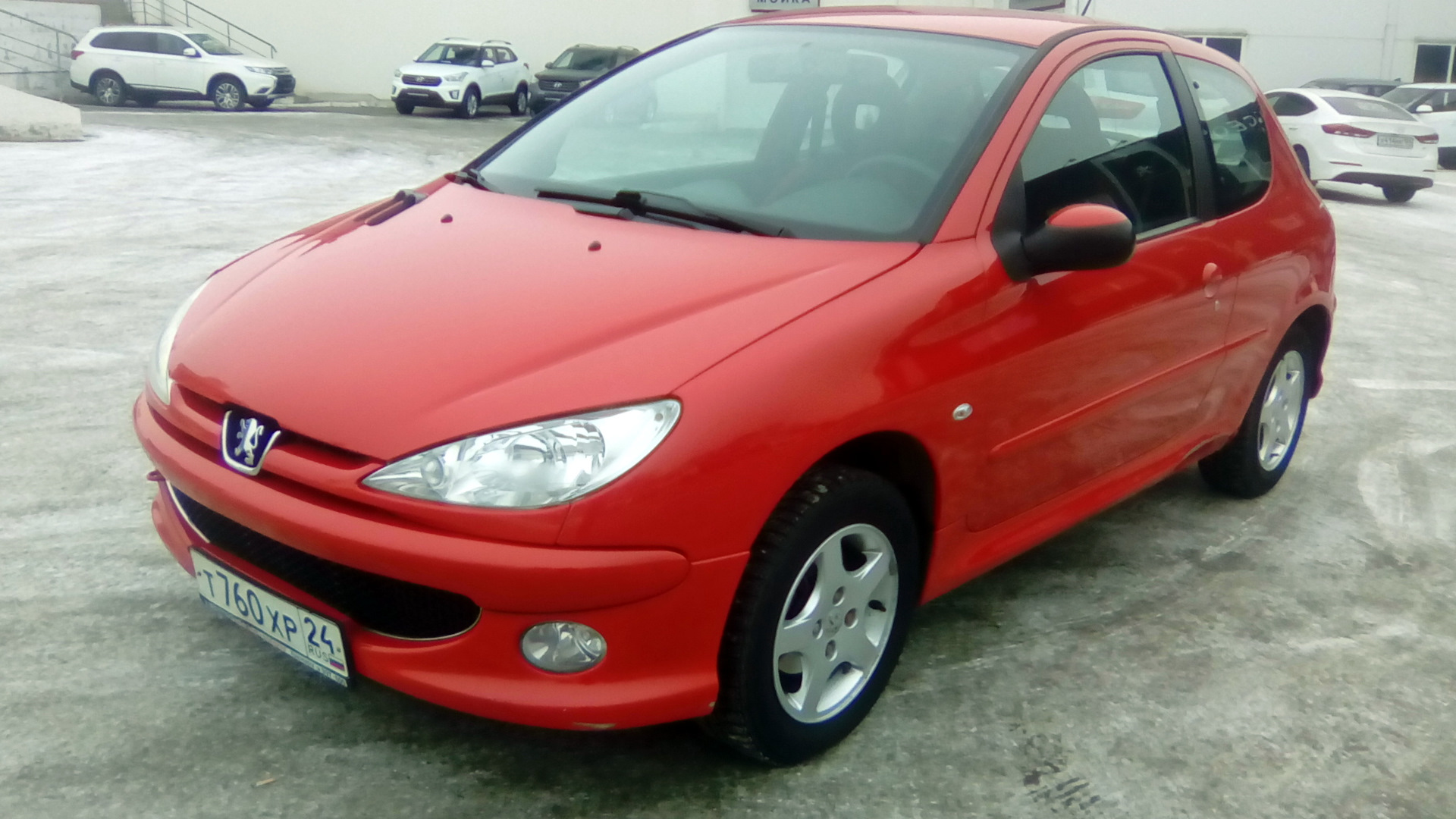 Peugeot 206 1.4 бензиновый 2008 | lady in red на DRIVE2