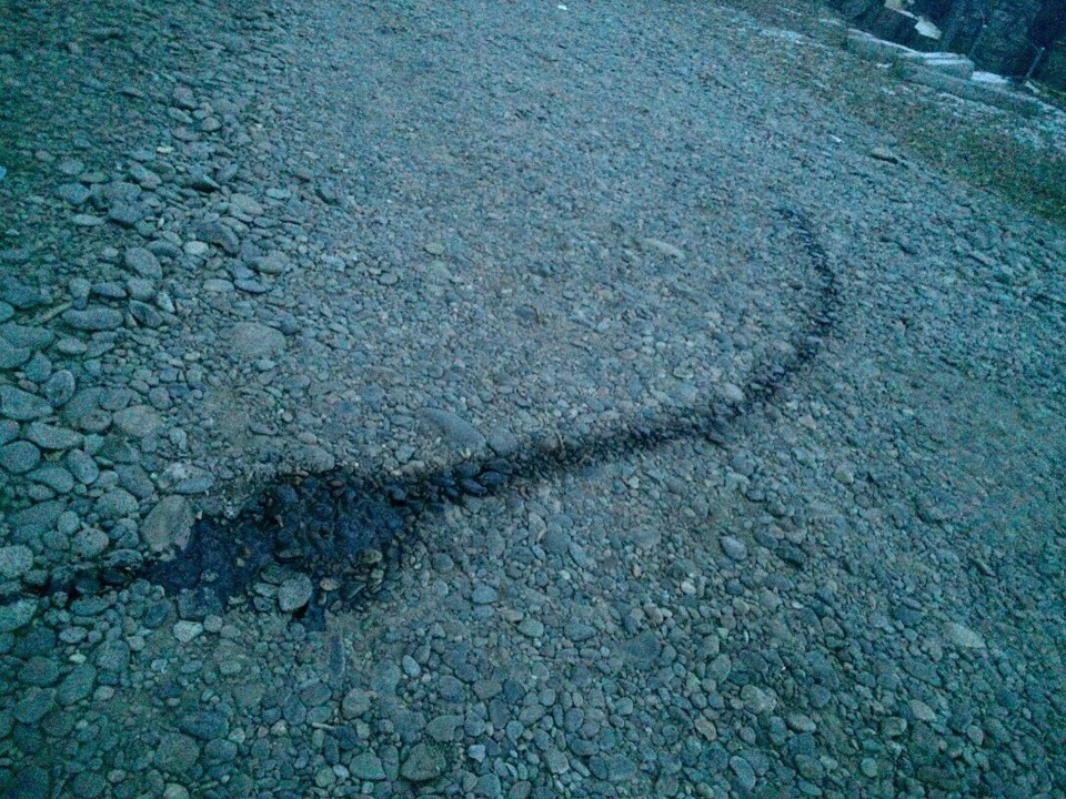 Вот несчастье то, пробил картер :( — Nissan Pulsar (N15), 1,5 л, 1999 ...