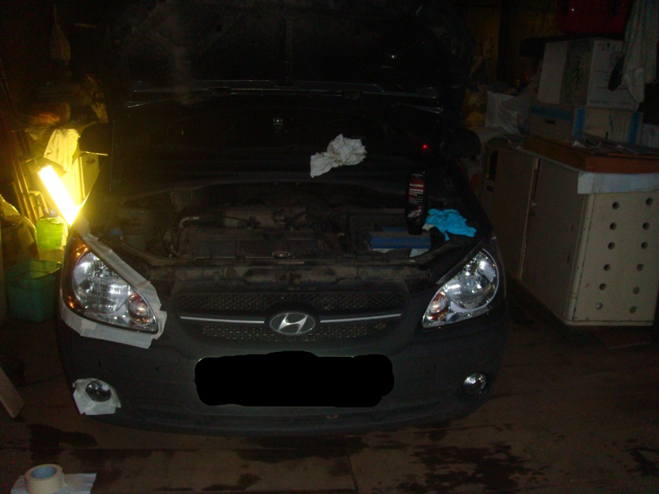 Отполировал фары. — Hyundai Getz, 1,6 л, 2008 года | мойка | DRIVE2