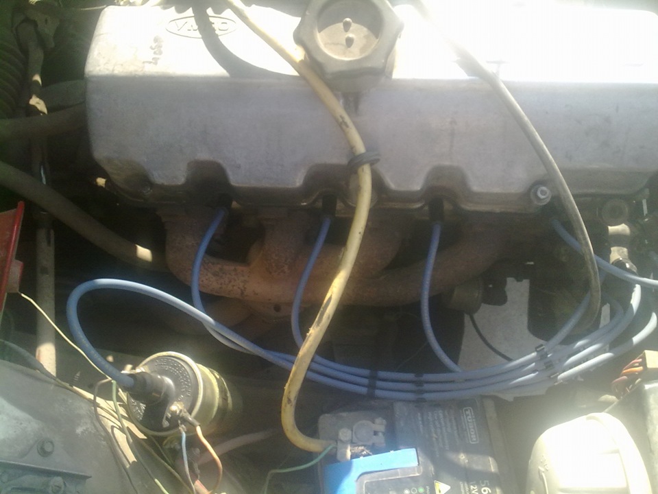 замена брони-проводов и свечь — Москвич 2141, 1,8 л, 1991 года ...