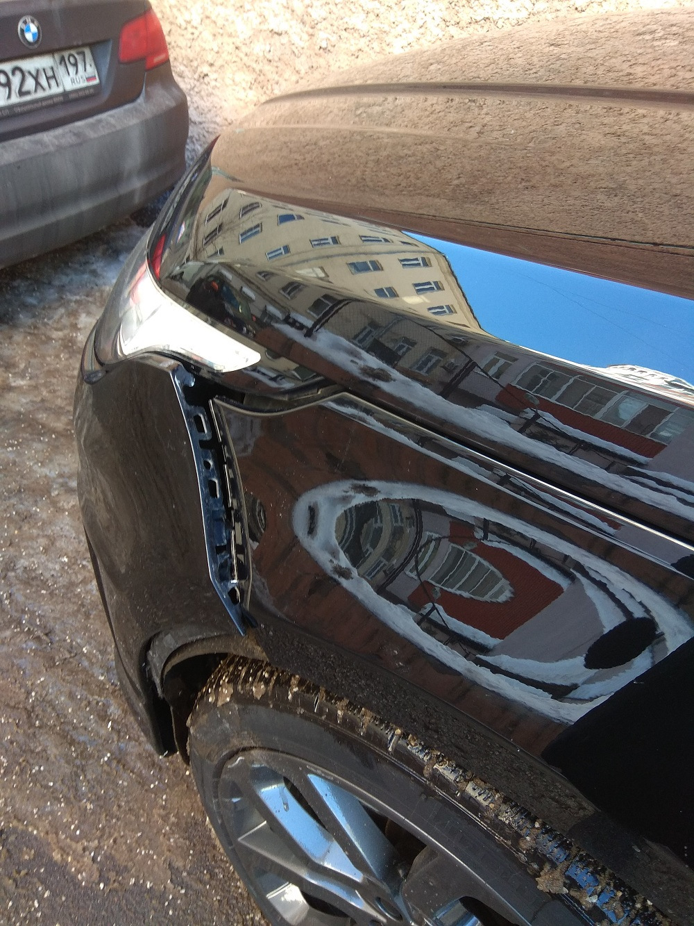 Ремонт переднего бампера из стекловолокна Schnitzer. — Land Rover Range ...