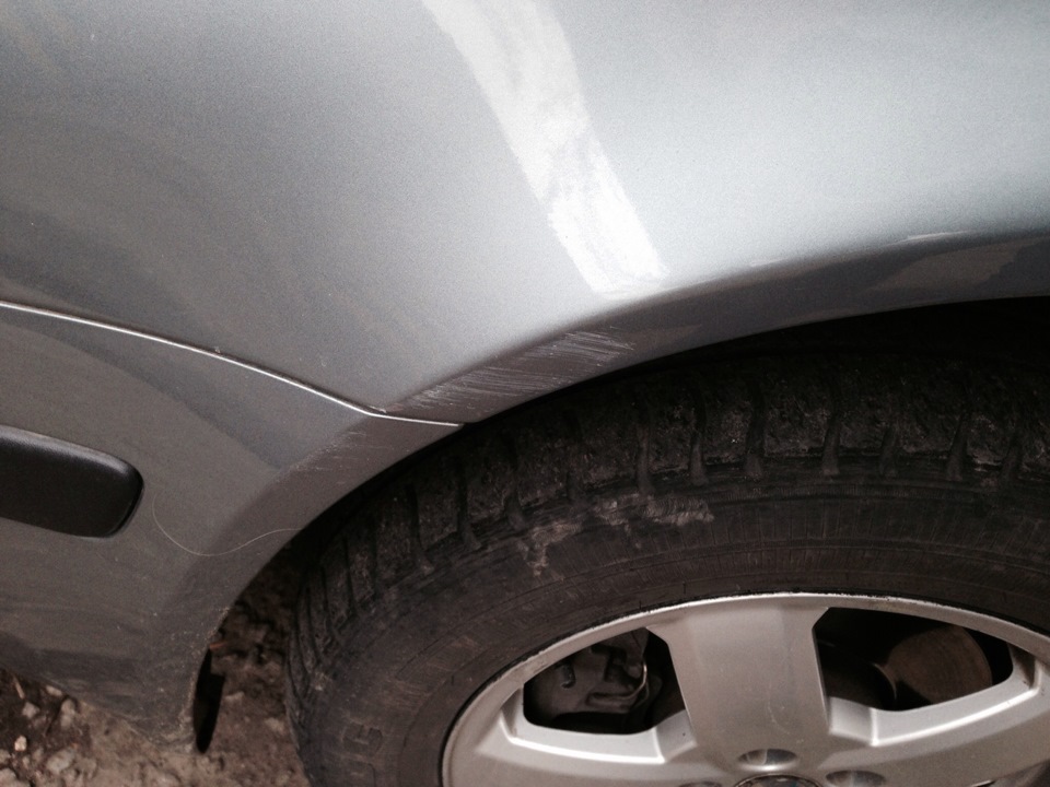 Притерся к столбу :( — Skoda Octavia Combi A4 Mk1, 1,8 л, 2006 года ...