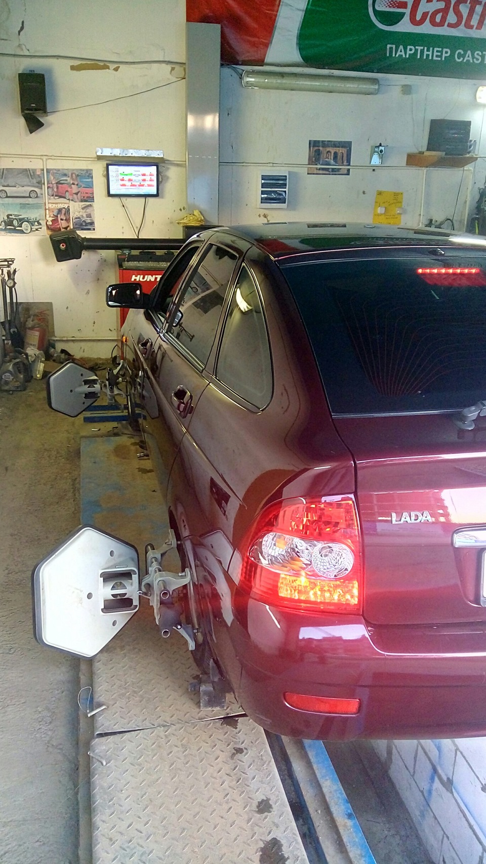 Кастор и сход-развал — Lada Приора хэтчбек, 1,6 л, 2009 года | визит на ...