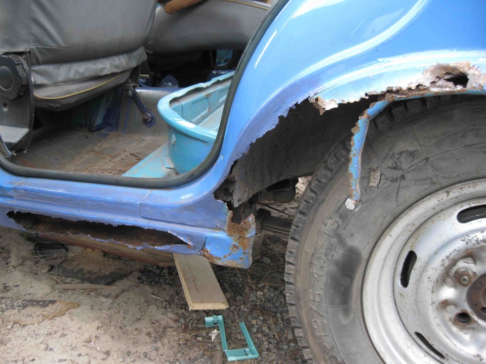 Ремонт кузова. — ИЖ Москвич 412, 1,7 л, 1977 года | кузовной ремонт ...