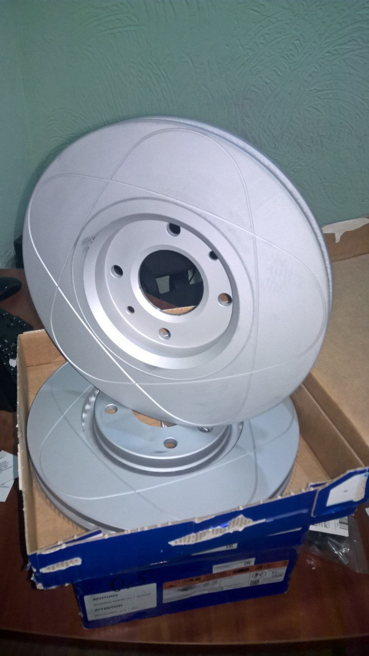 Новые тормозные диски ATE PowerDisc — Peugeot 307, 1,6 л, 2007 года ...