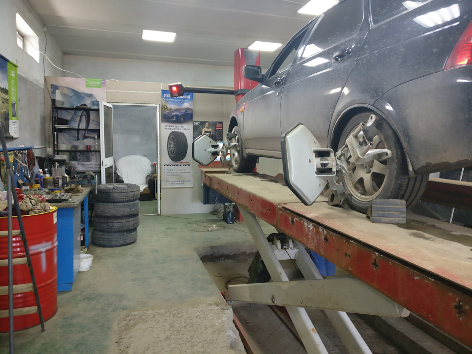 Сход-развал — Lada Приора хэтчбек, 1,6 л, 2008 года | визит на сервис ...