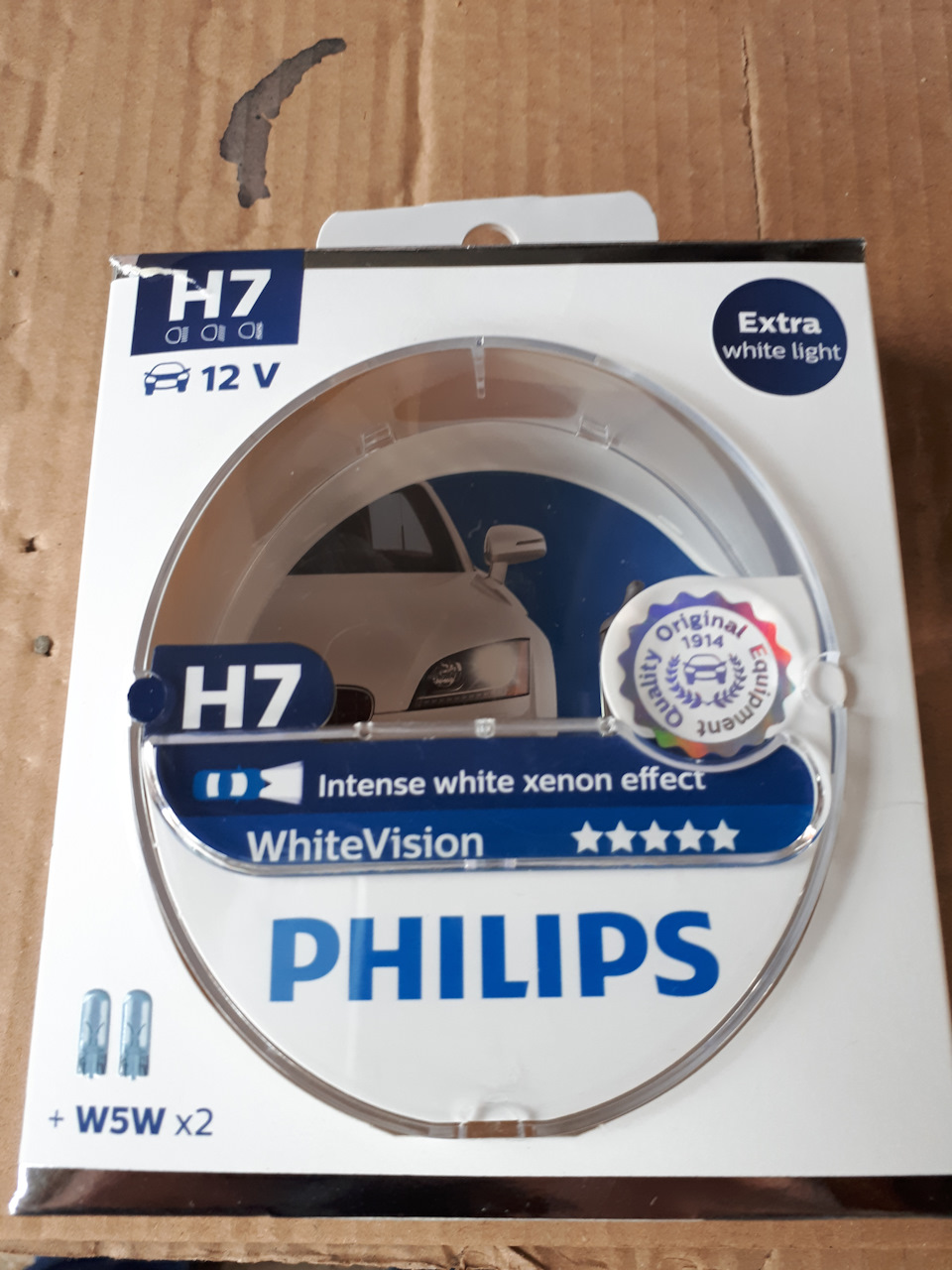 Philips white vision h7