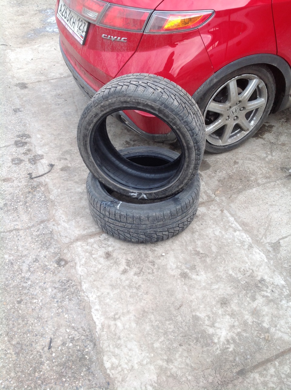 Зимние шины nokian 225/45/R17 (комплект 4 шт.) — Honda Civic Hatchback ...