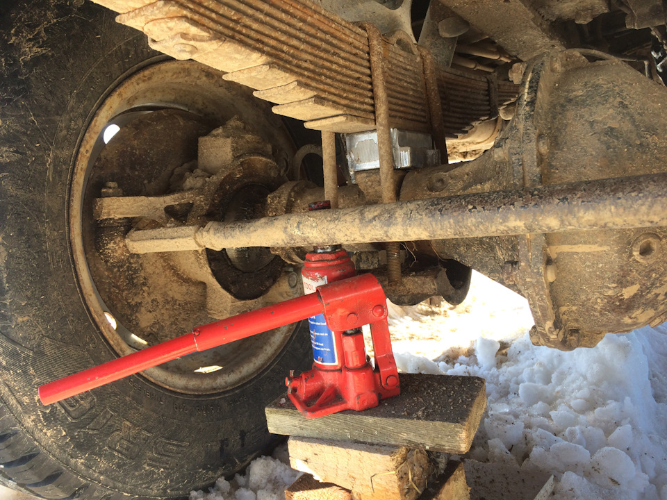 #10 Проставки рессора-мост 40мм — УАЗ 390995, 2,7 л, 2010 года | своими ...