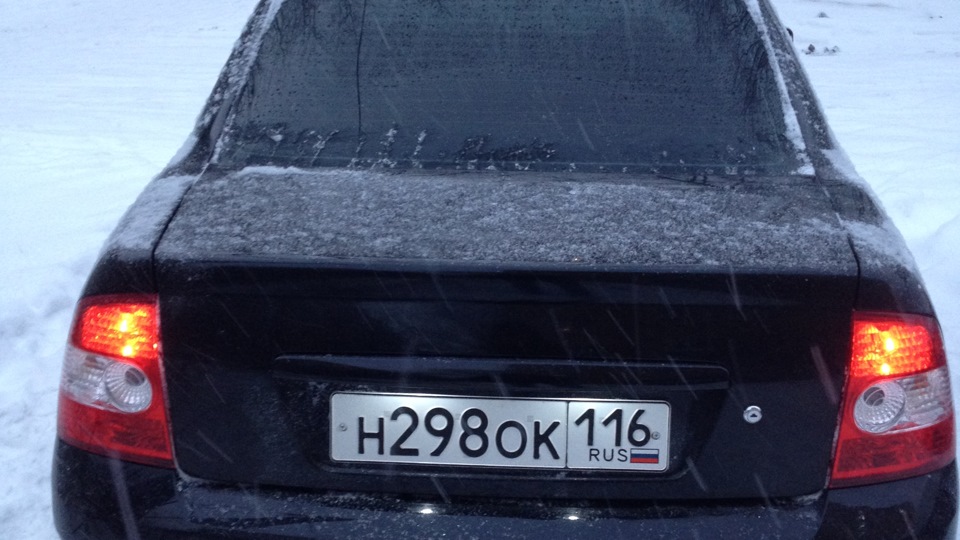 Новые каркасные дворники BOSCH — Lada Приора седан, 1,6 л, 2011 года ...