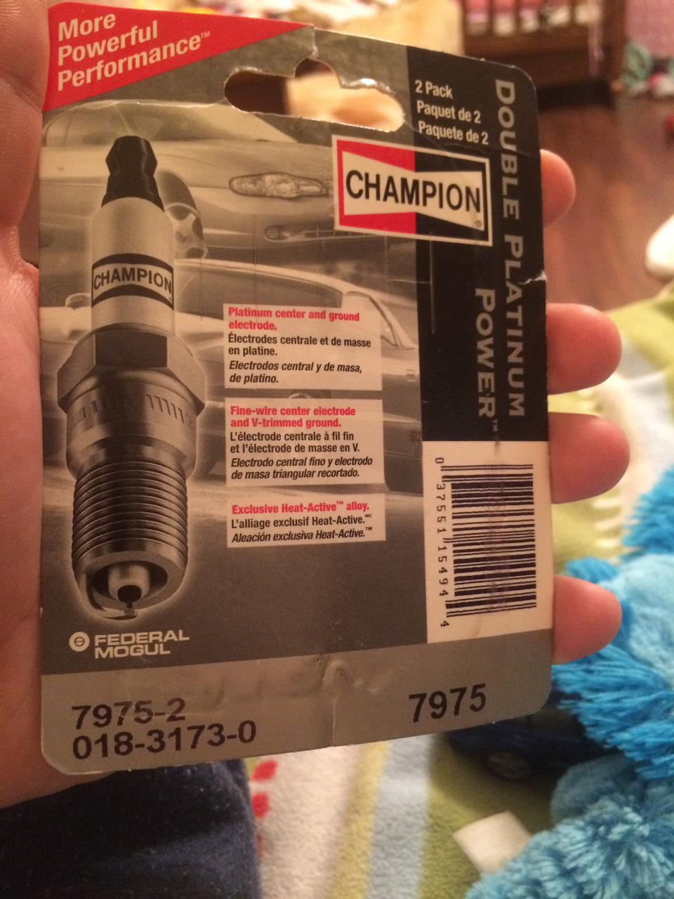 Свечи зажигания CHAMPION PLATINUM POWER 7975 — Volvo S60 (1G), 2,4 л ...