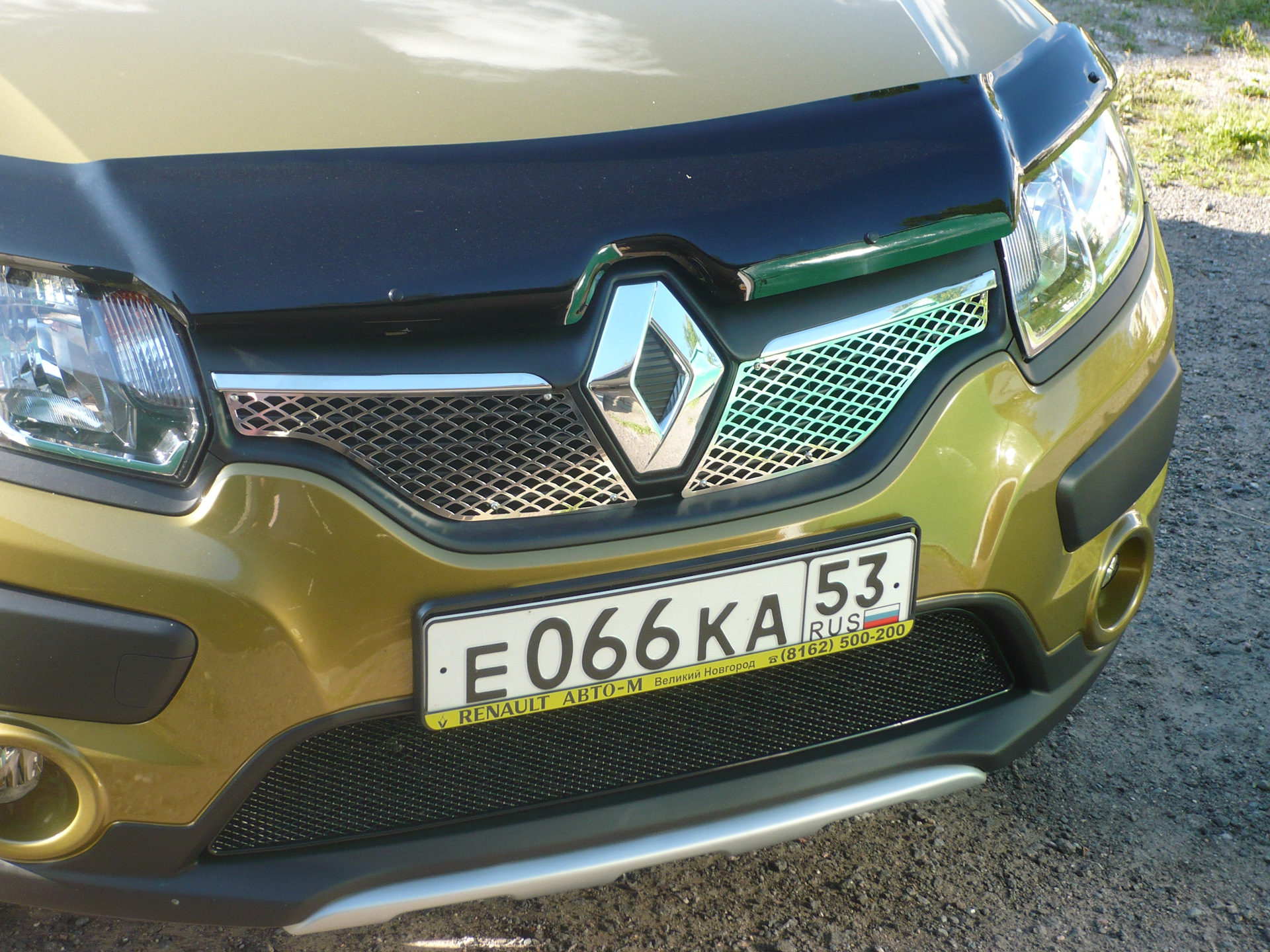 Бампер renault logan stepway