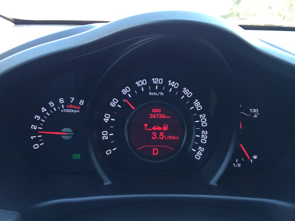 Лучший расход топлива на трассе. — KIA Sportage (3G), 2 л, 2012 года ...