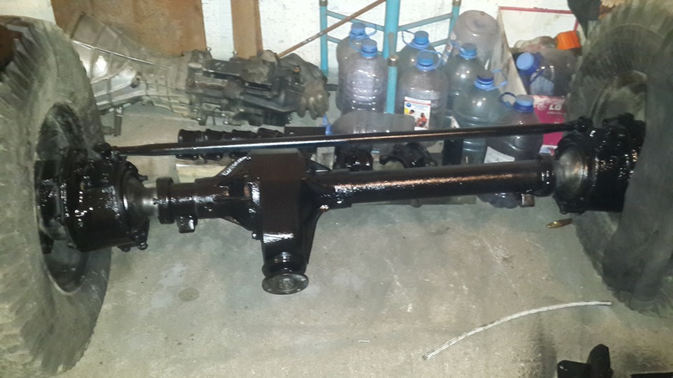 Покраска рамы — УАЗ 469, 1980 года | своими руками | DRIVE2