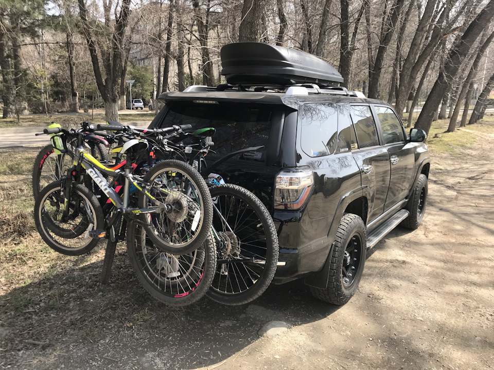 Велокрепление Thule на фаркоп — Toyota 4Runner V, 4 л, 2012 года ...