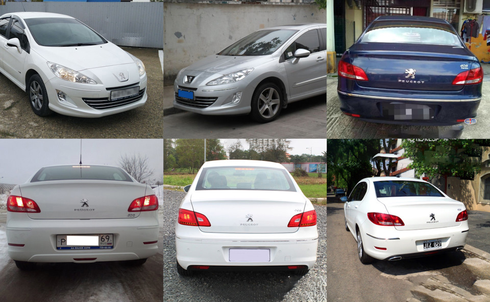 Бампера Peugeot 408 Бразильской версии + рестайлинговые задние фонари ...