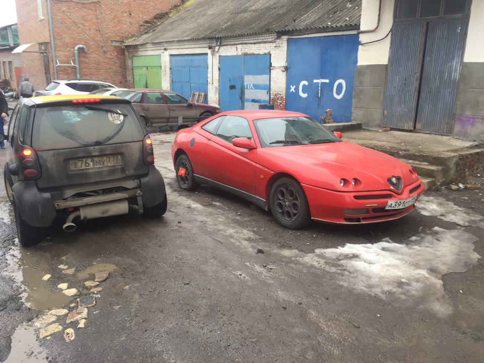 Наконец-то заехала в сервис — Alfa Romeo GTV (916), 2 л., 1997 года ...